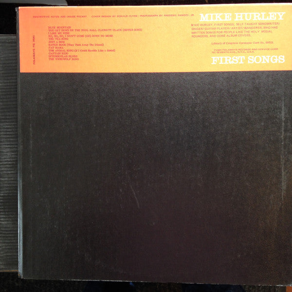Master Release: First Songs by Michael Hurley