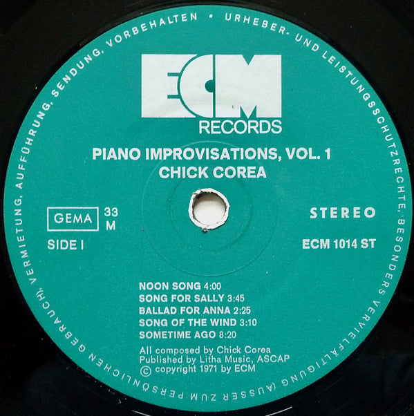 Piano Improvisations Vol. 1