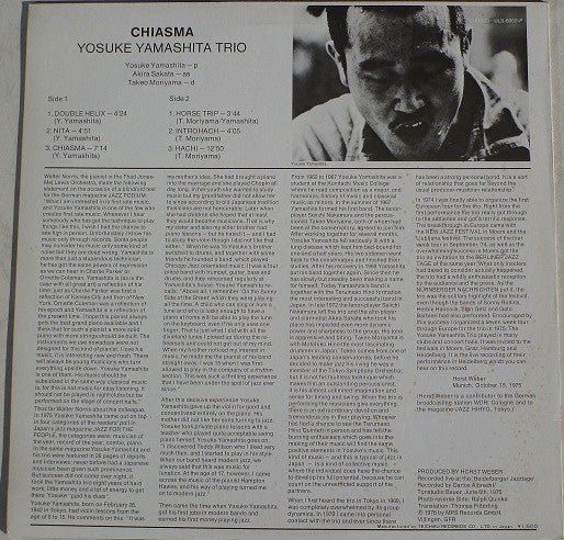 Master Release: Chiasma by Yosuke Yamashita Trio