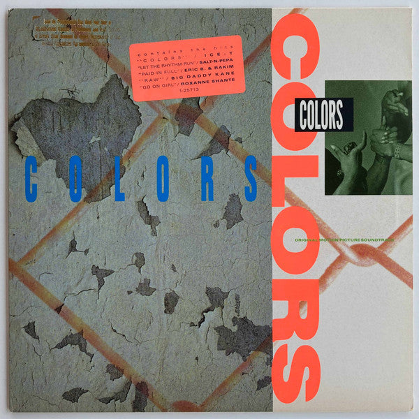 Release: Colors (Original Motion Picture Soundtrack)-Vinyl-US-1988-1-25713, 9 25713-1-17402083