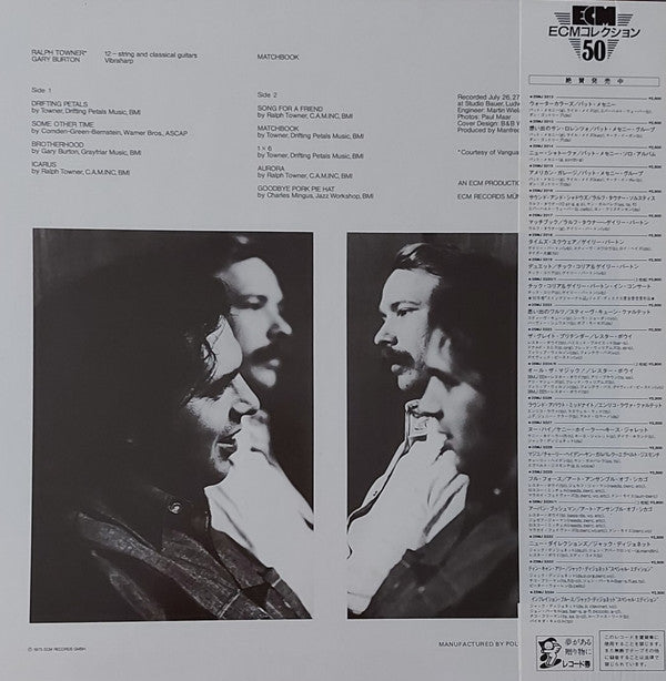 Master Release: Matchbook by Ralph Towner