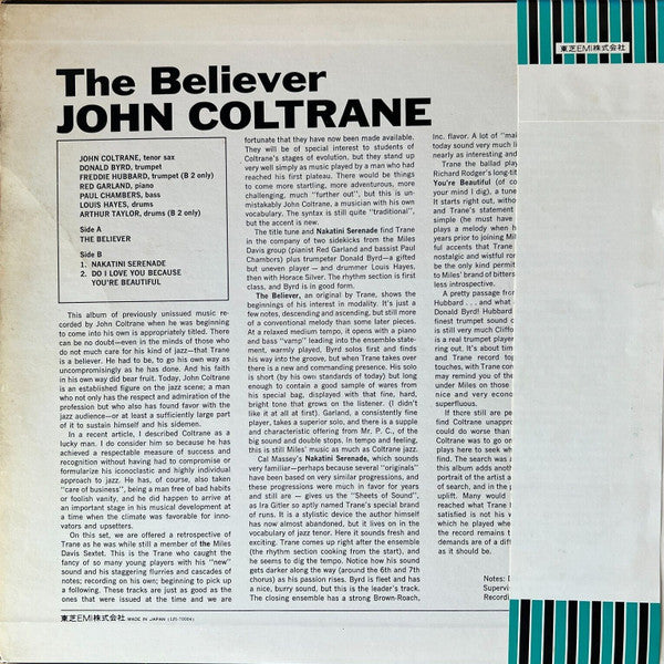Master Release: The Believer by John Coltrane
