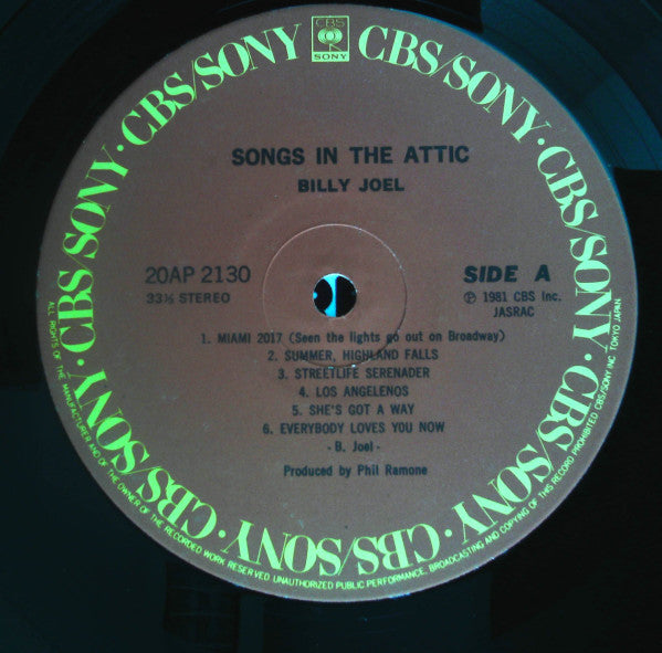 Songs In The Attic