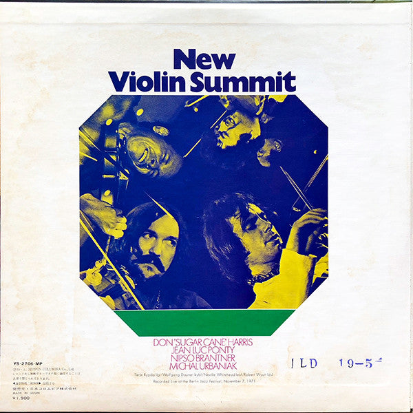 Release: New Violin Summit-Vinyl-Japan-1973-YS-2706-MP-13765172