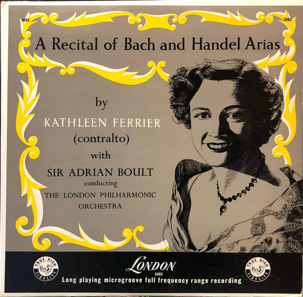 Release: A Recital Of Bach And Handel Arias-Vinyl-US-None-5083-11480855