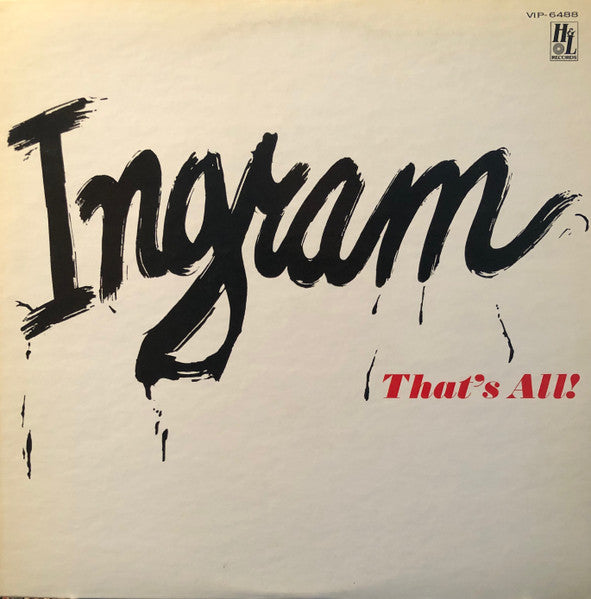 Master Release: That's All by Ingram