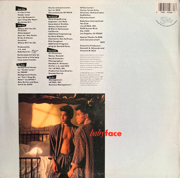 Master Release: Tender Lover by Babyface