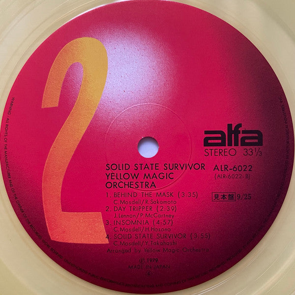 Solid State Survivor = ソリッド・ステイト・サヴァイヴァー