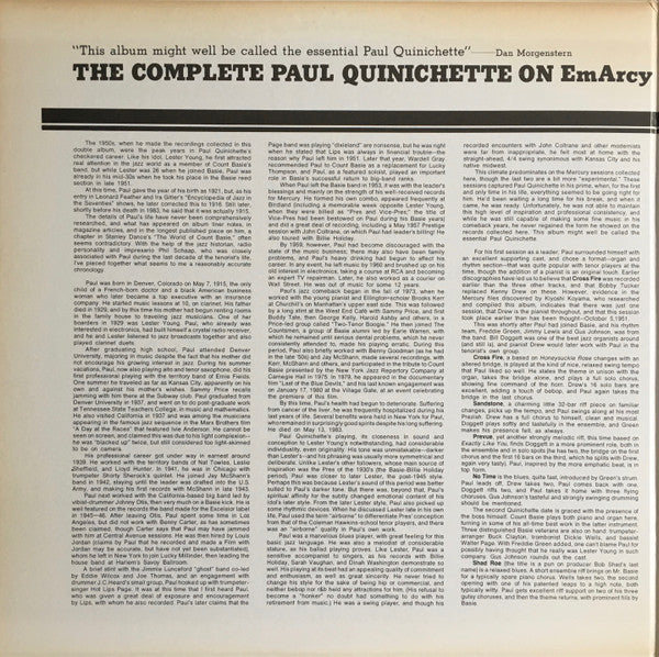 Release: The Complete Paul Quinichette On EmArcy-Vinyl-Japan-1985-175J-5-6 (M)-12688354