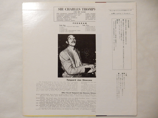 Release: Sir Charles Thompson And His Band (Featuring Coleman Hawkins)-Vinyl-Japan-1975-LAX-3073(M)-21173941