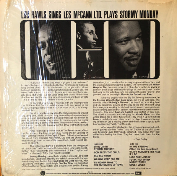 Master Release: Stormy Monday by Lou Rawls