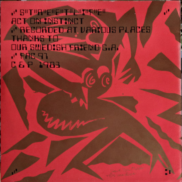 Release: Act On Instinct-Vinyl-UK-1984-FAC 97-28380
