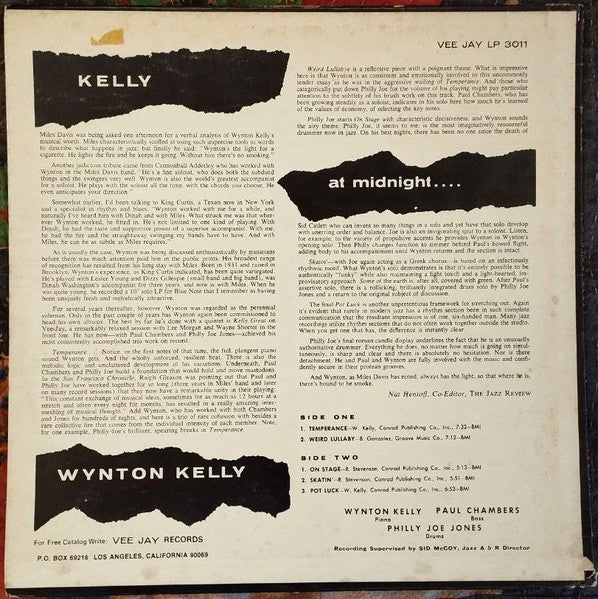Release: Kelly At Midnite-Vinyl-US-None-LP 3011, VJLP 3011-30771063