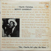 Charlie Christian - With The Benny Goodman Sextet And Orchestra (Vinyl, LP, Compilation, Reissue, Mono) Very Good Plus (VG+) / Very Good (VG)