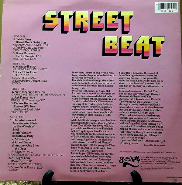 Release: Street Beat-Vinyl-US-1984-SH-2-9228-23391200
