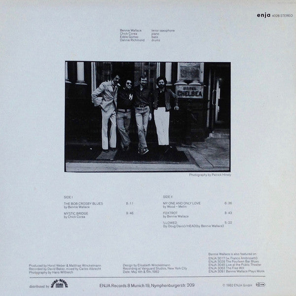 Master Release: The Bennie Wallace Trio & Chick Corea by Bennie Wallace Trio