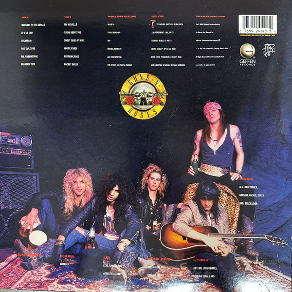 Release: Appetite For Destruction-Vinyl-US-1987-GHS 24148, GHS 24148-33828483