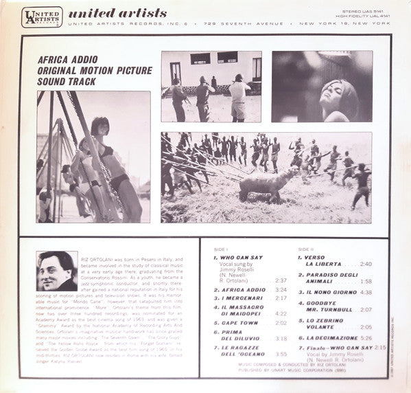 Master Release: Africa Addio by Riz Ortolani