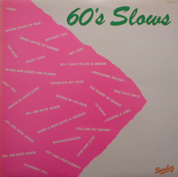 Master Release: 60's Slows by Magazine 60