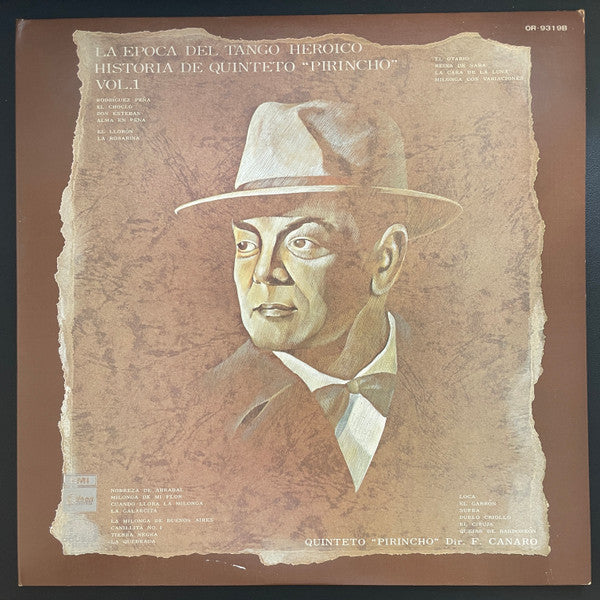 La Época Del Tango Heroíco - Historia Del Quinteto "Pirincho" - Vol 1
