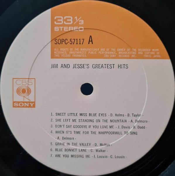 Jim And Jesse's Greatest Hits