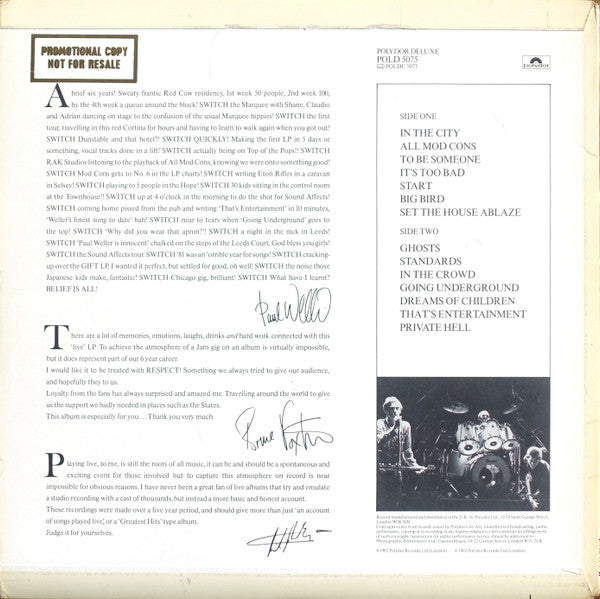 Release: Dig The New Breed-Vinyl-UK-1982-POLD 5075, 2383 658-15153674