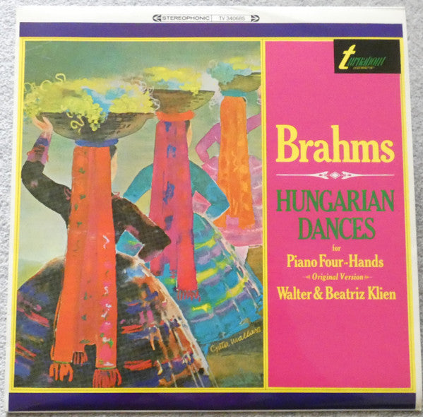 Release: Hungarian Dances For Piano Four-Hands (Original Version)-Vinyl-UK-1966-TV 34068S-16690935