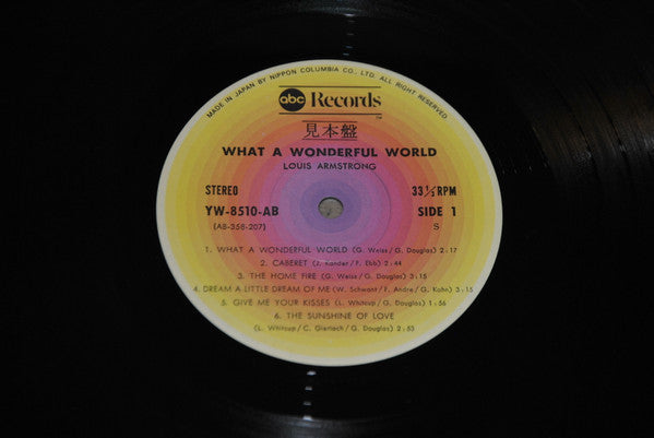 Release: What A Wonderful World-Vinyl-Japan-1976-YW-8510-AB-14622354