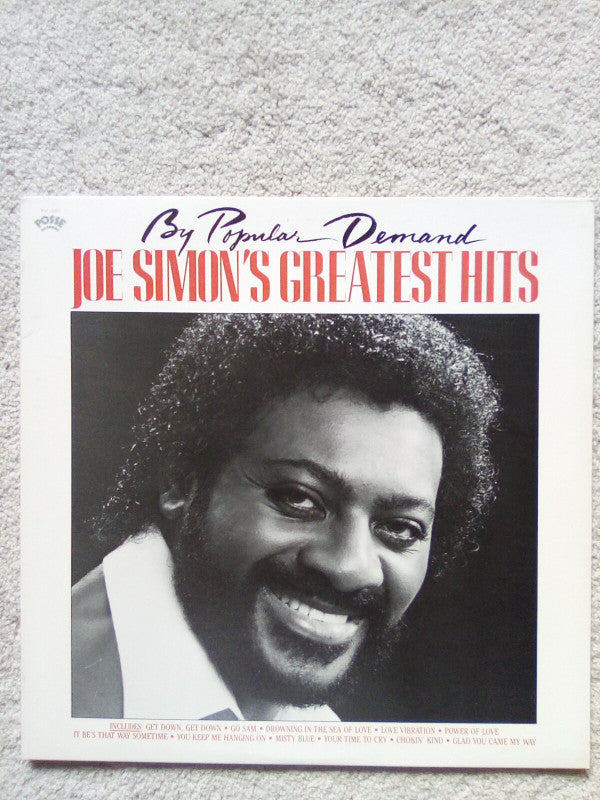 Release: By Popular Demand...Joe Simon's Greatest Hits-Vinyl-US-1982-POS 10003-18605221