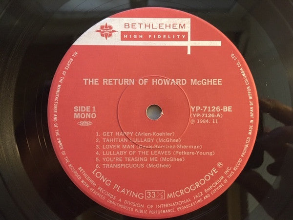 The Return Of Howard McGhee