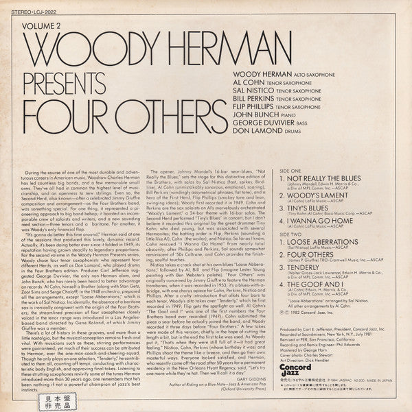 Master Release: Presents Volume 2 ...Four Others by Woody Herman