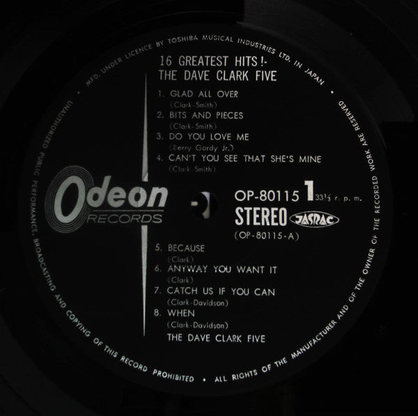 Master Release: 16 Greatest Hits! by The Dave Clark Five