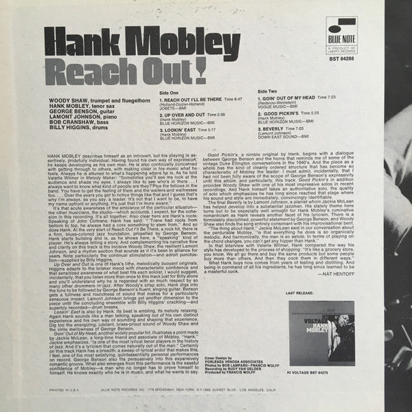 Release: Reach Out!-Vinyl-US-1968-BST 84288-12619112