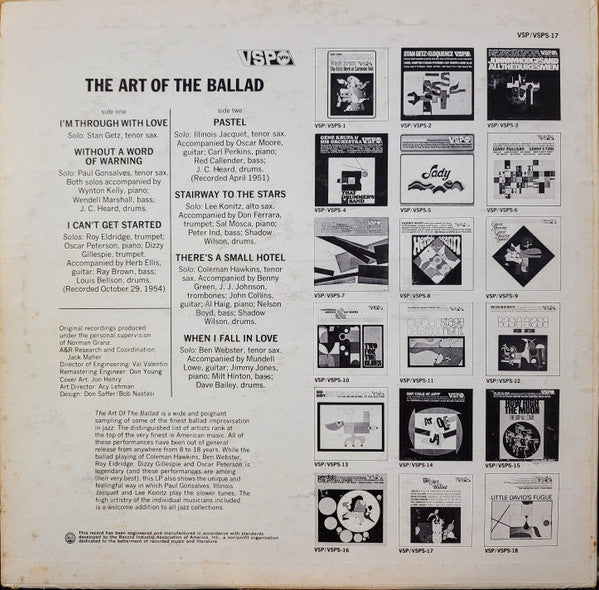 The Art Of The Ballad