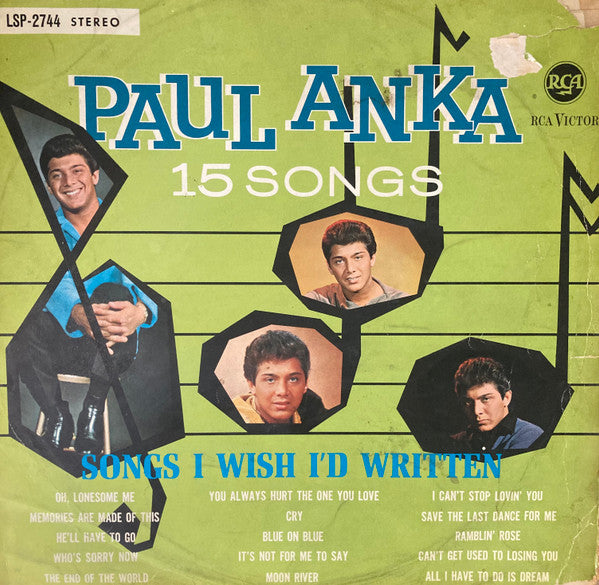 Master Release: Songs I Wish I'd Written by Paul Anka