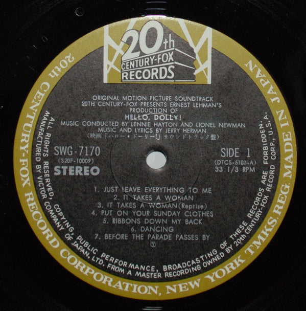 Hello, Dolly! (Original Motion Picture Soundtrack Album)