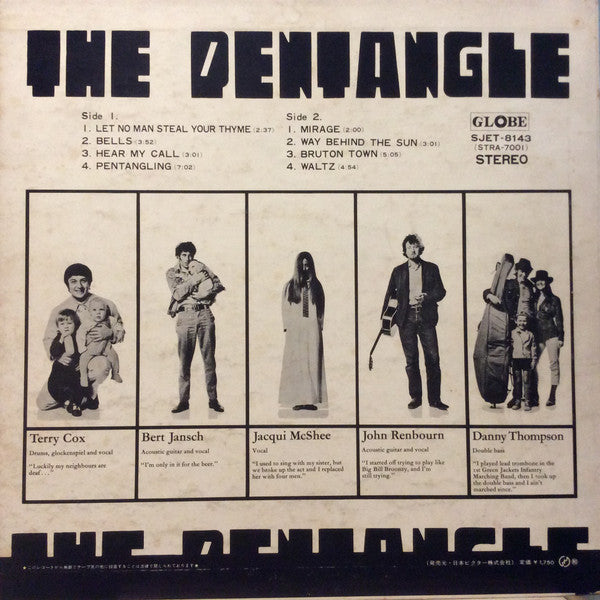 Release: The Pentangle-Vinyl-Japan-1969-SJET-8143, STRA-7001-22647920