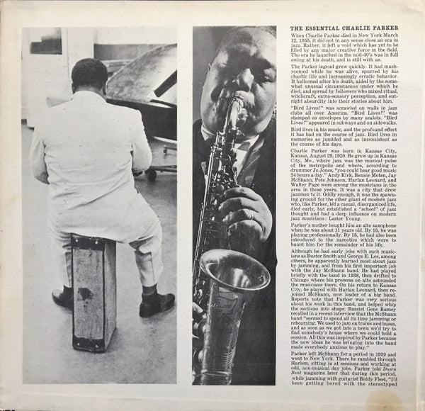 Master Release: The Essential Charlie Parker by Charlie Parker