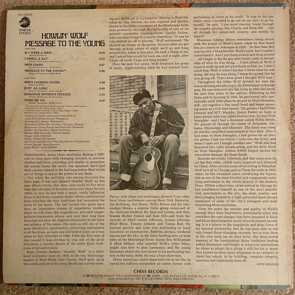 Master Release: Message To The Young by Howlin' Wolf