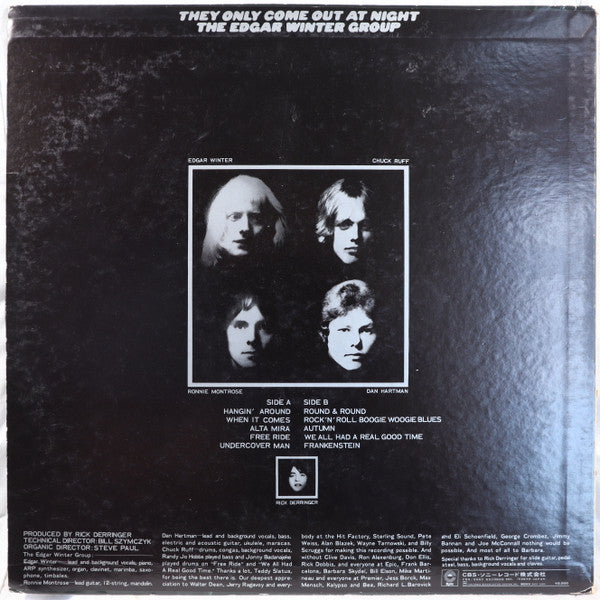 Release: They Only Come Out At Night-Vinyl-Japan-1972-ECPL 74-16135476