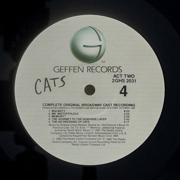 Cats - Complete Original Broadway Cast Recording