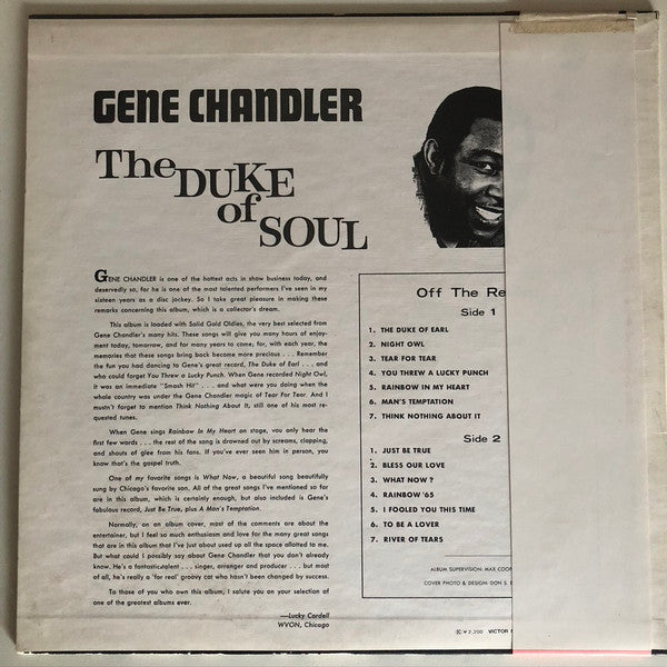 Master Release: The Duke Of Soul by Gene Chandler