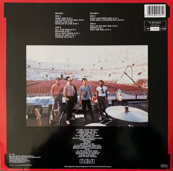 Master Release: Live In Italy by Lou Reed