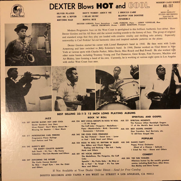 Release: Dexter Blows Hot And Cool-Vinyl-None-None-AUL-207, DTL-207-20570821