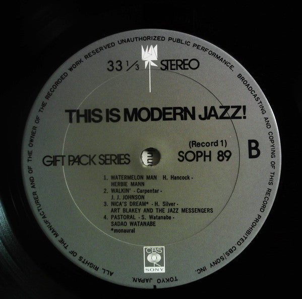 This Is Modern Jazz!