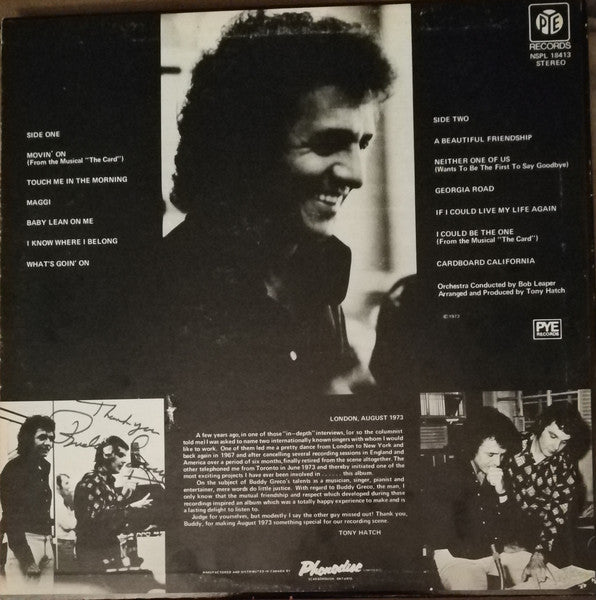 Master Release: Movin' On by Buddy Greco