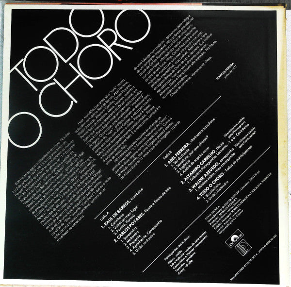 Release: Todo O Choro-Vinyl-Japan-1977-MP 2605-14774108