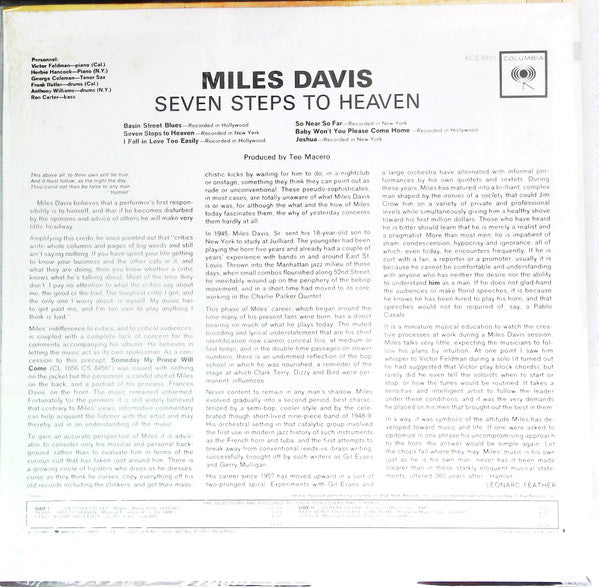 Master Release: Seven Steps To Heaven by Miles Davis
