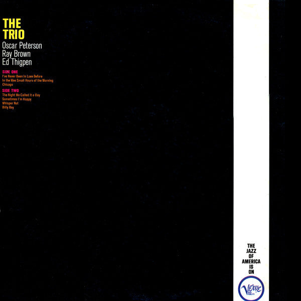 Release: The Trio : Live From Chicago-Vinyl-US-None-V6-8420-11266834