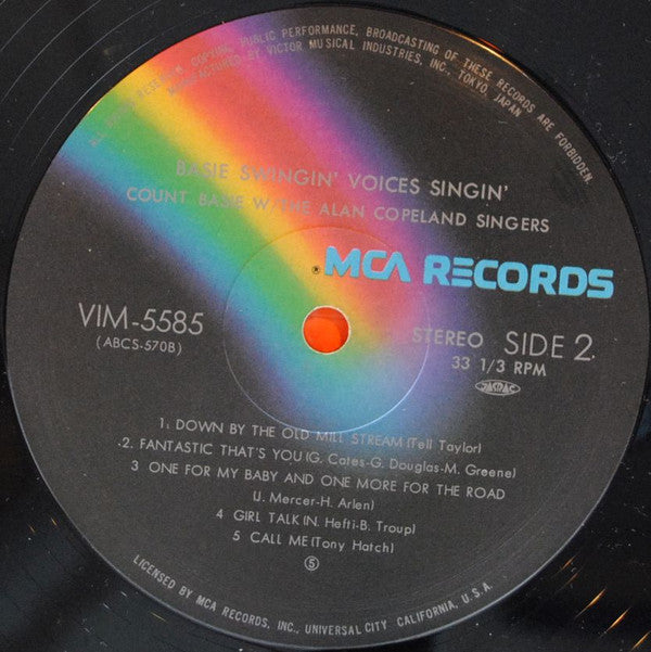 Basie Swingin' Voices Singin'